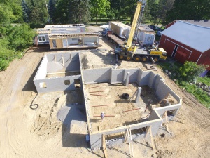 Site Work aerial view