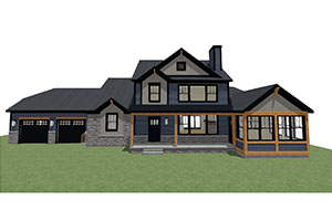 New 2023 home construction rendering